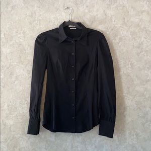 Prada black button up